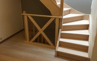 escalier en bois
