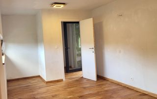 rénovation intérieure : porte et parquet