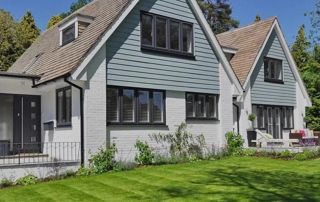 extérieur d'une maison rénovée